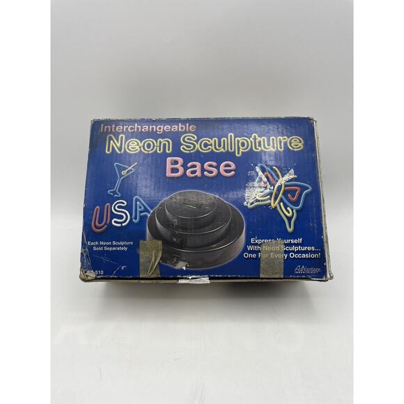 ADVANTAGE NEON Christmas Tree Star Light INTERCHANGEABLE With Base Tested - Picture 4 of 9